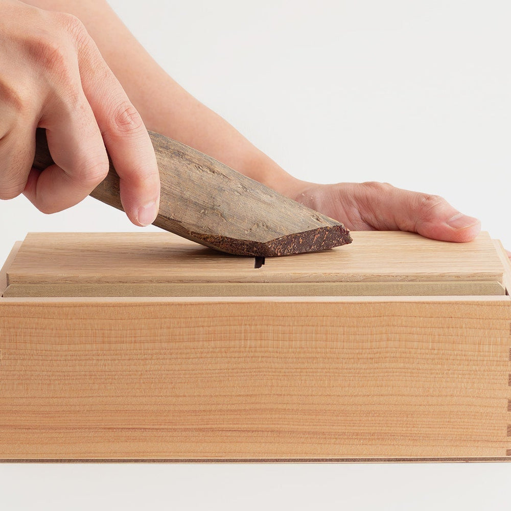 image of shaving dried bonito flakes
