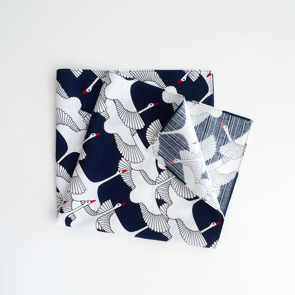 Furoshiki Cranes (Blue)