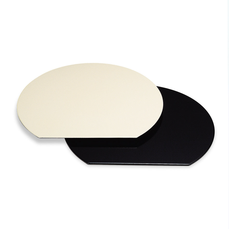 Half Moon Placemat  (White/Black reversible)