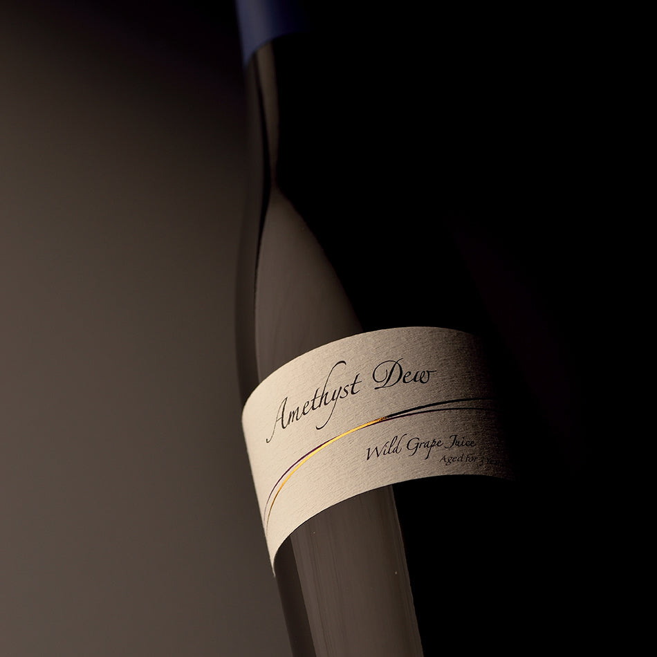 
                    
                      Amethyst Dew "The Rich" aged for 3 years (Wild mountain grape juice) bottole
                    
                  