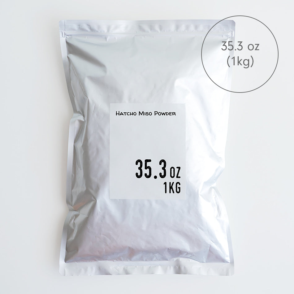 Hatcho Miso Powder Dark Soybean Miso by Maruya Hatcho Miso, Est. 1337 1kg