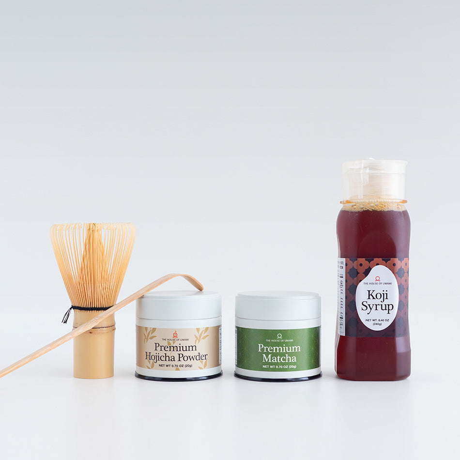 Matcha Hojicha Koji Syrup