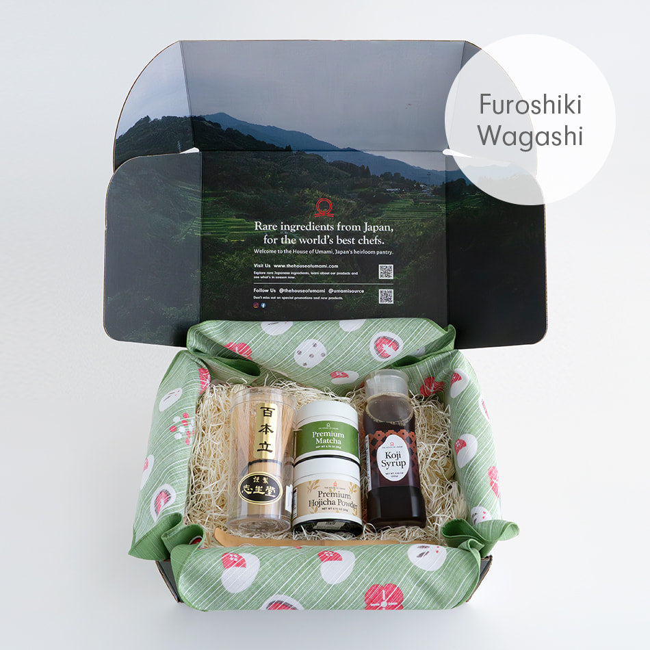 
                  
                    Froshiki Wagashi with gift box
                  
                