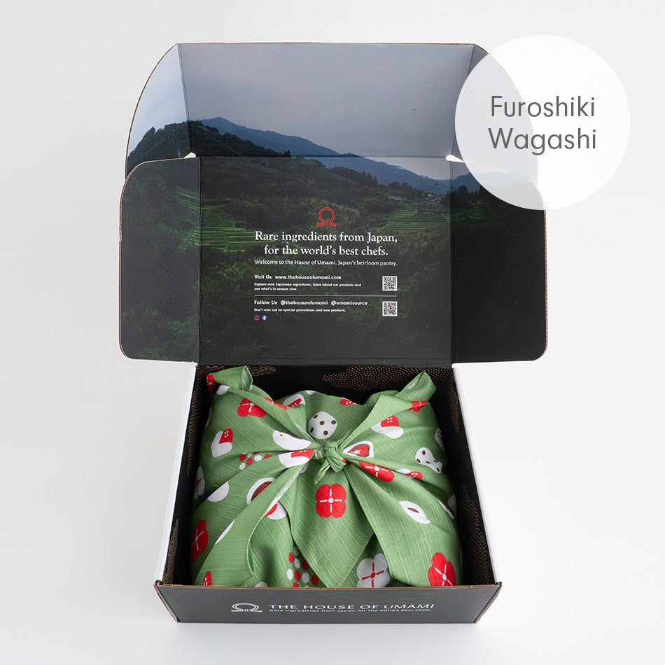 
                  
                    Froshiki Wagashi with gift box
                  
                