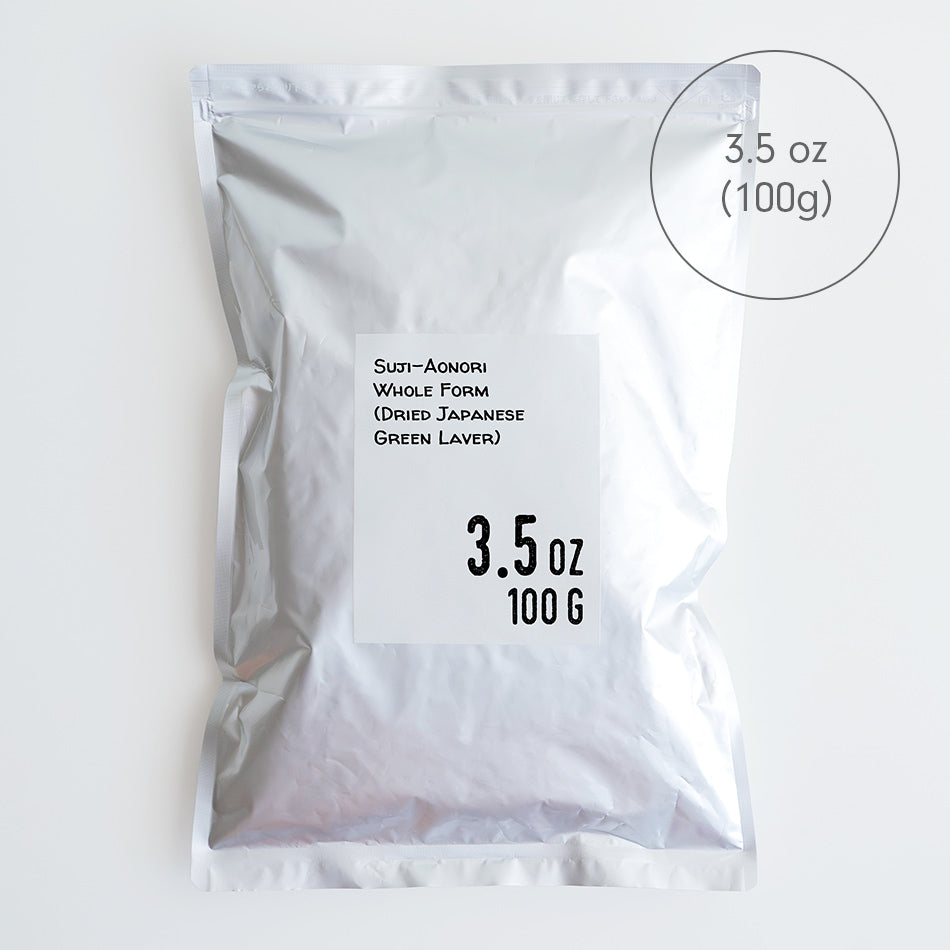 japanese suji aonori wholeform seaweed 100g