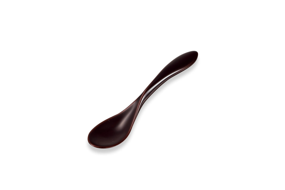 Wooden Lacquered Spoon (Dark Brown)