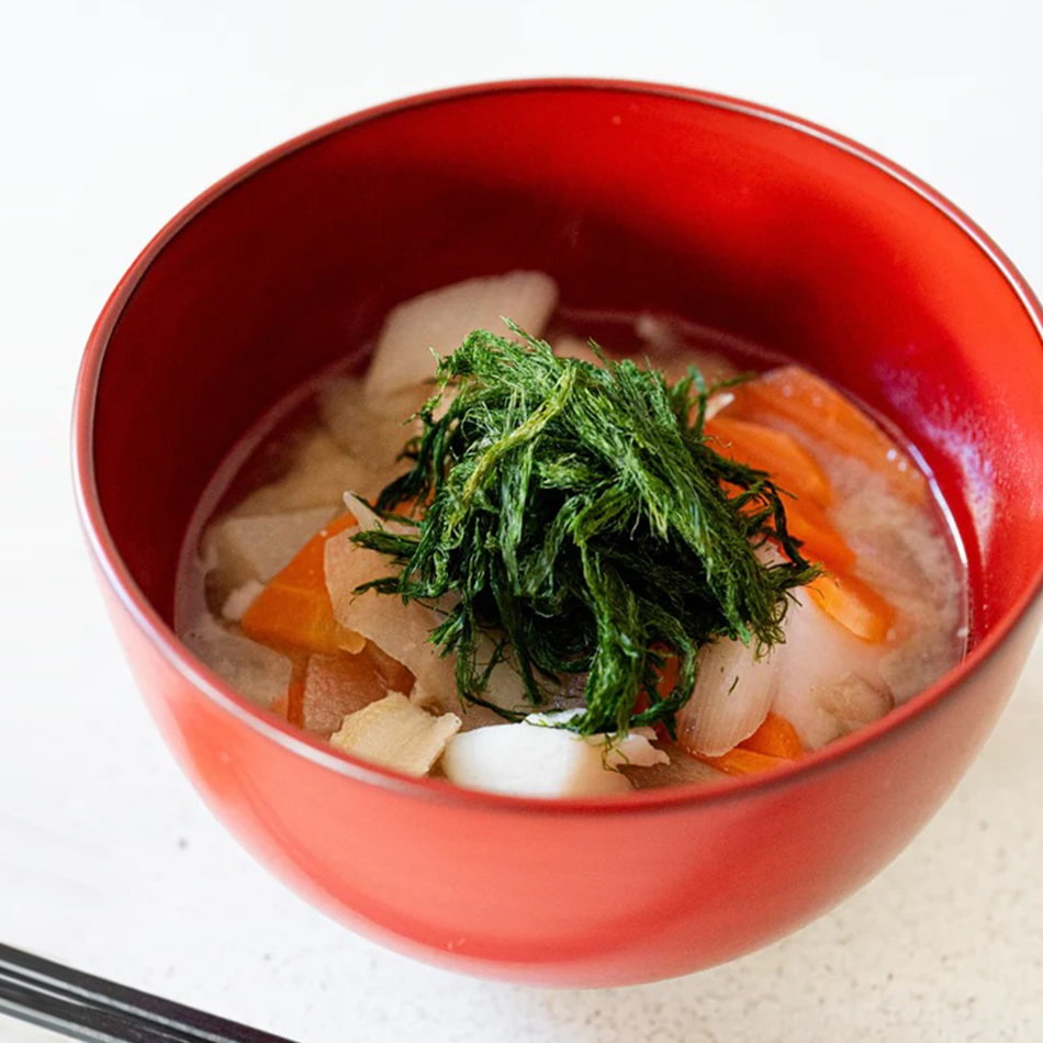 
                    
                      sujiaonori whole form dried green laver with soup
                    
                  