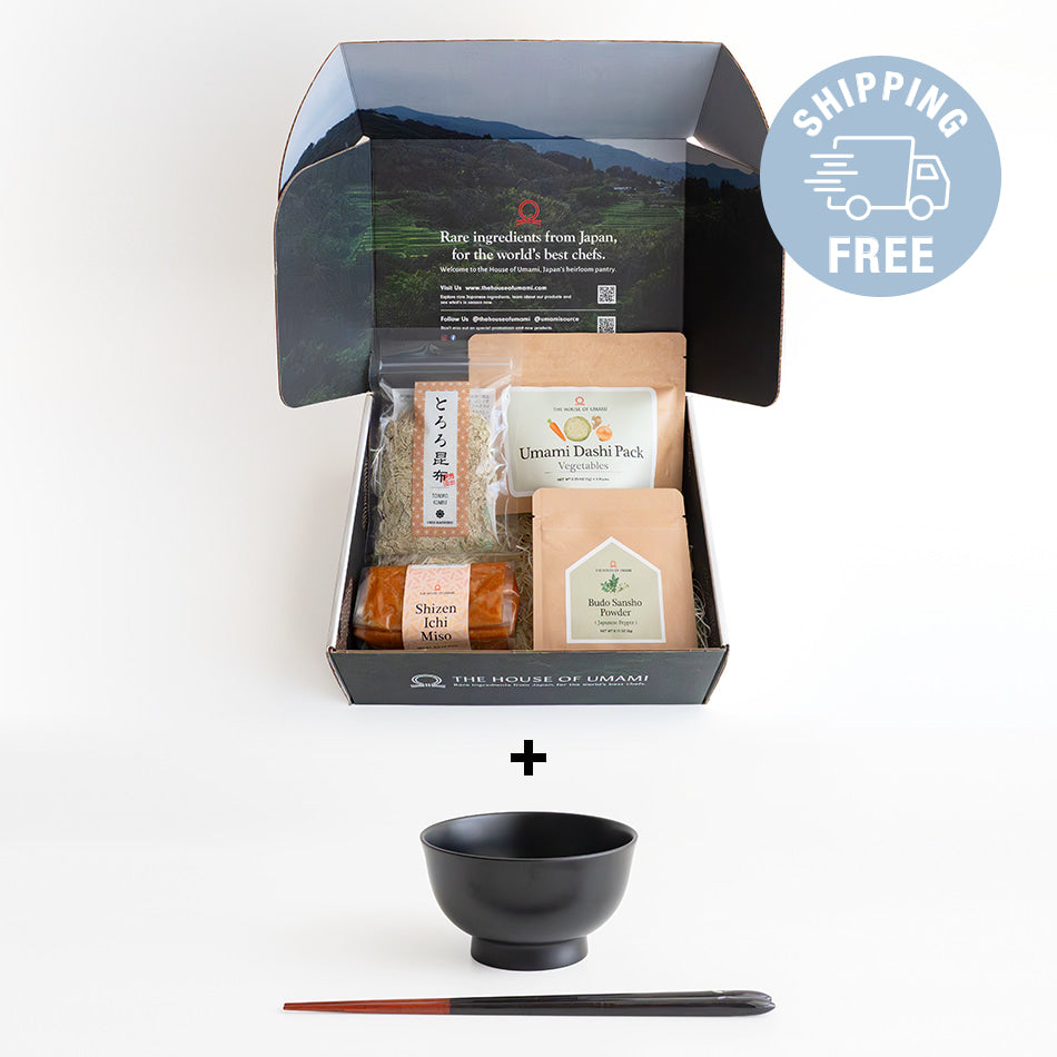 
                    
                      Miso Soup Box Vegetable Dashi with optional Japanese 
lacquerware Black bowl
                    
                  